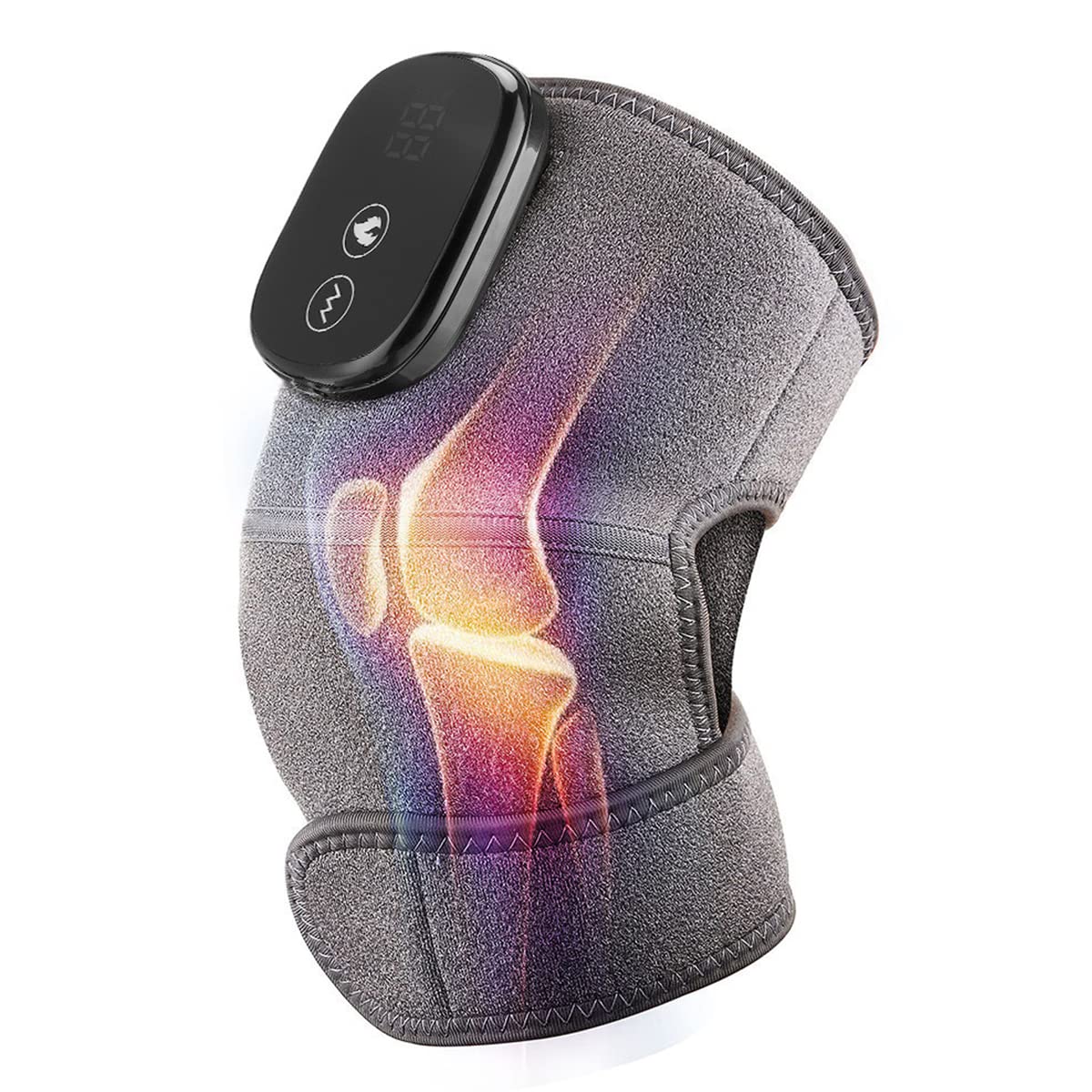 HANNEA Electric Knee Heating Pad for Pain Relief 3 in 1 Shoulder Brace Warmer Elbow Heating Pad with 3 Heating Temperature 3 Vibration Mode, Heating Pad for Knee Elbow Shoulder, Gift for All HANNEA Electric Knee Heating Pad for Pain Relief 3 in 1 Shoulder Brace Warmer Elbow Heating Pad with 3 Heating Temperature 3 Vibration Mode, Heating Pad for Knee Elbow Shoulder, Gift for All